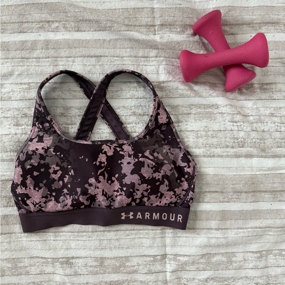 💪🏻 Under Armour Purple/Grey Medium Sports Bra